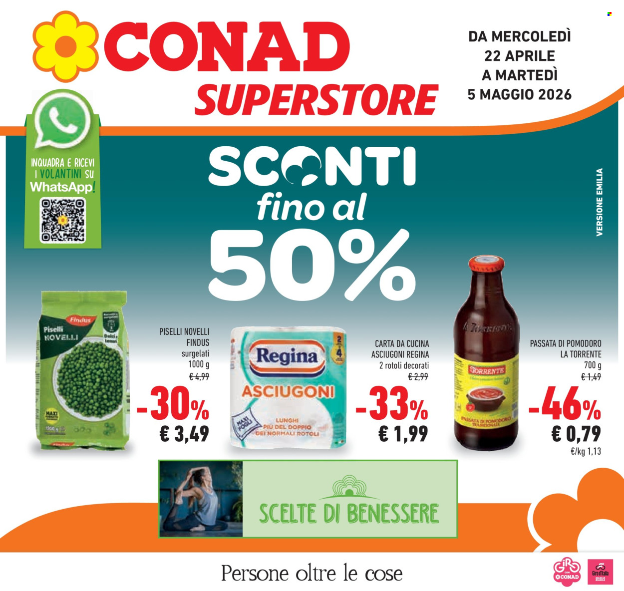 Volantino Conad Superstore - 22/4/2026 - 5/5/2026. Pagina 1