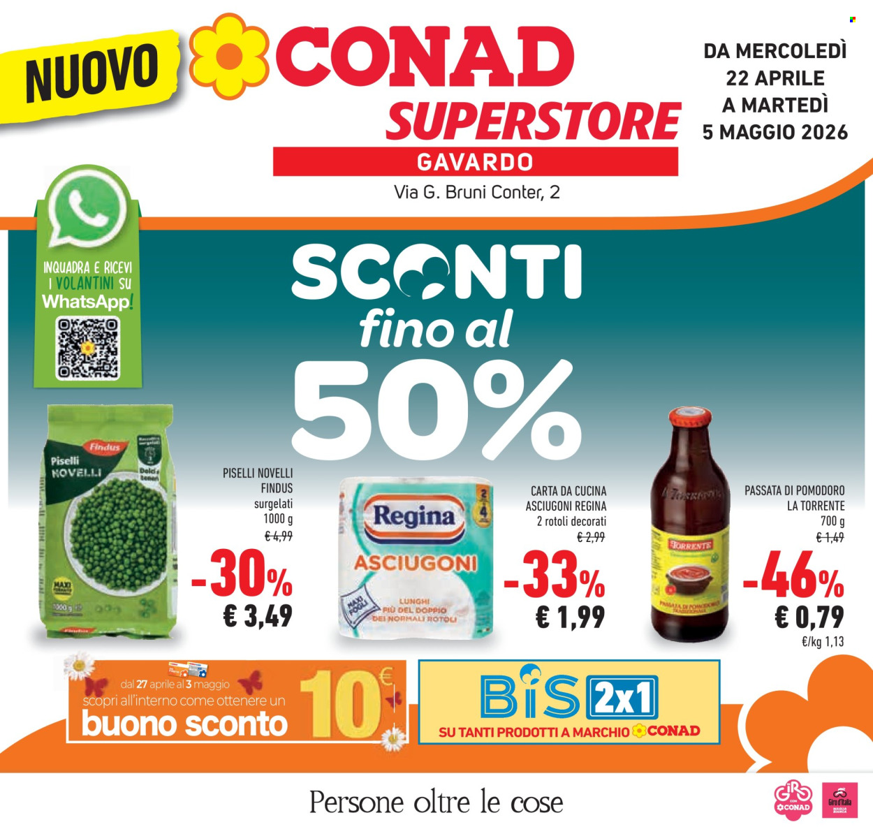 Volantino Conad Superstore - 22/4/2026 - 5/5/2026. Pagina 1