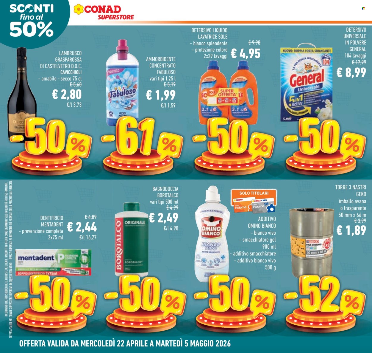 Volantino Conad Superstore - 22/4/2026 - 5/5/2026. Pagina 10