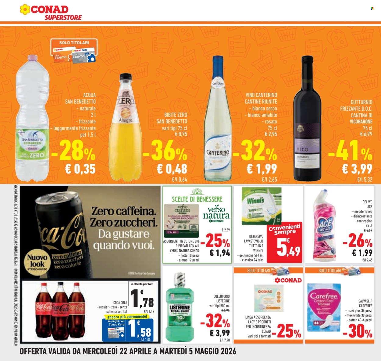 Volantino Conad Superstore - 22/4/2026 - 5/5/2026. Pagina 32