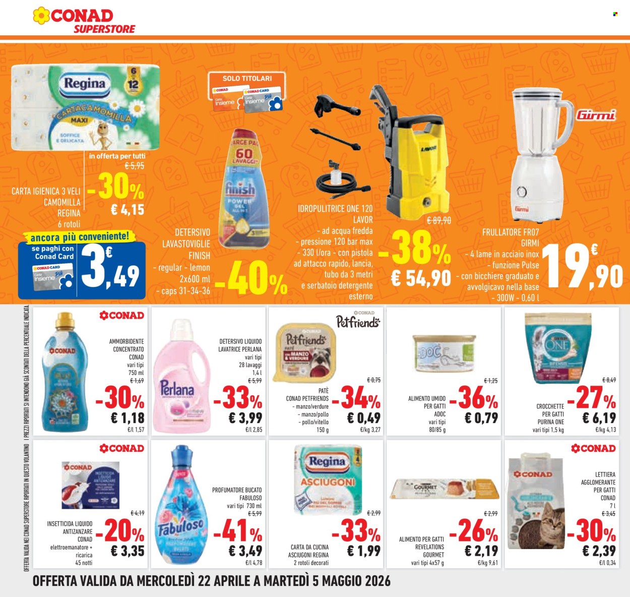 Volantino Conad Superstore - 22/4/2026 - 5/5/2026. Pagina 34