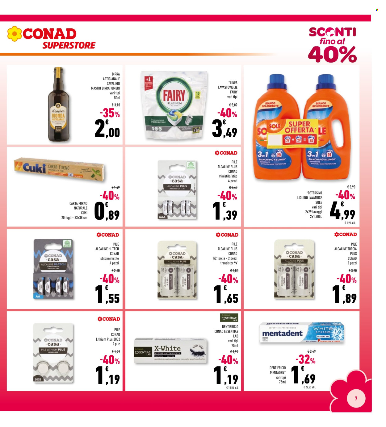 Volantino Conad Superstore - 22/4/2026 - 3/5/2026. Pagina 7