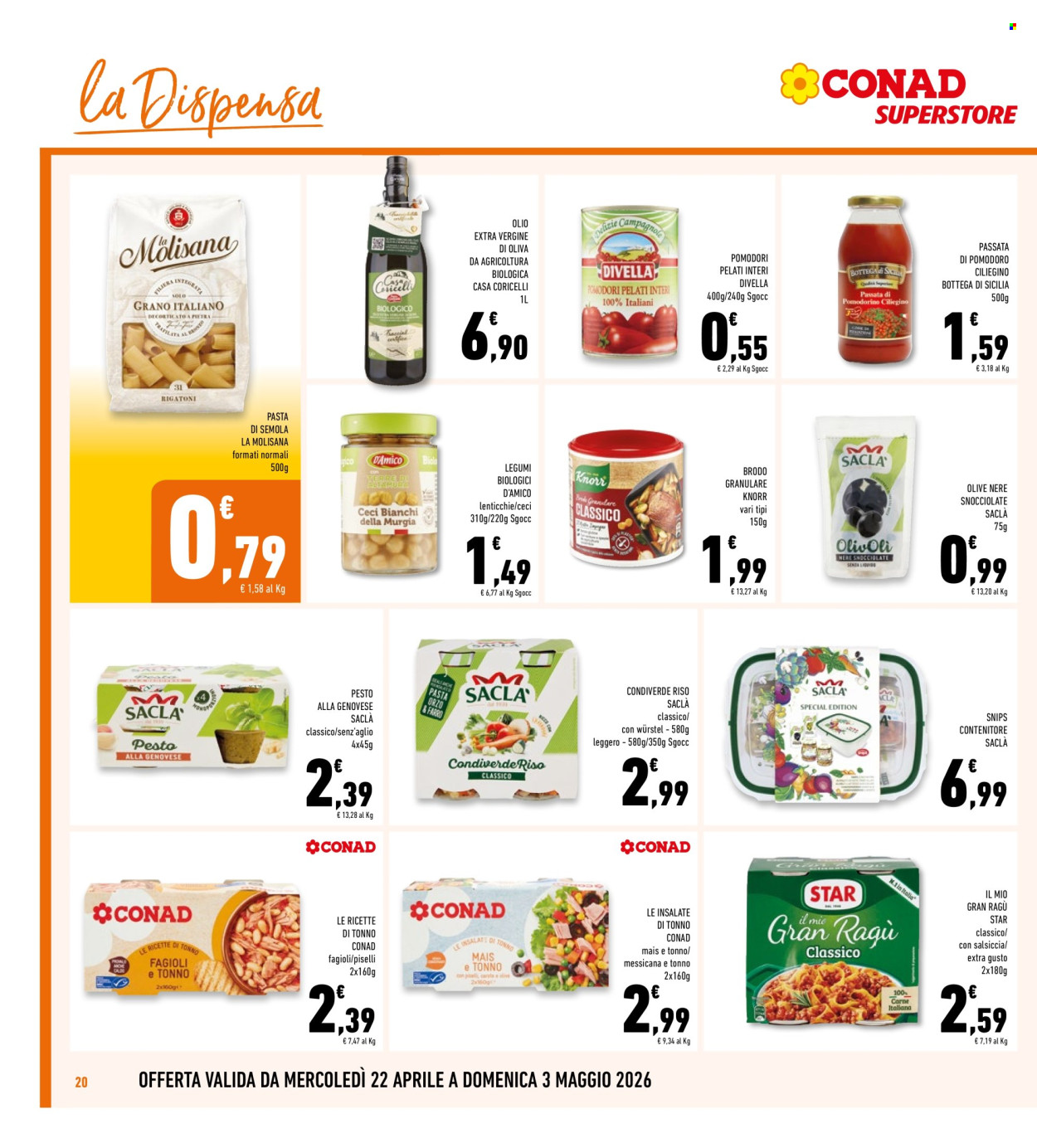 Volantino Conad Superstore - 22/4/2026 - 3/5/2026. Pagina 20