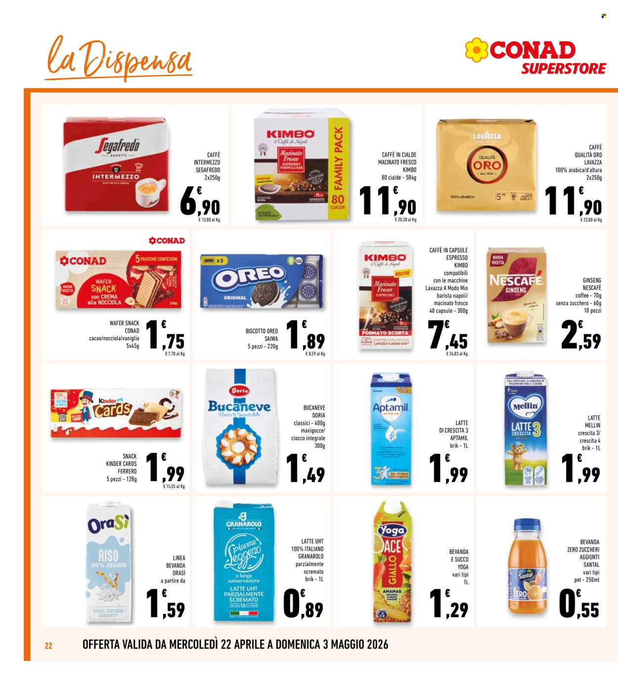Volantino Conad Superstore - 22/4/2026 - 3/5/2026. Pagina 22