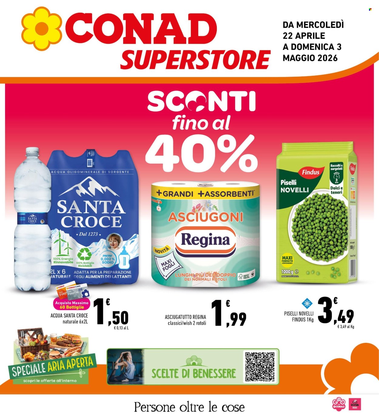 Volantino Conad Superstore - 22/4/2026 - 3/5/2026. Pagina 1