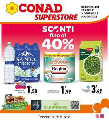 Volantino Conad Superstore - 22/4/2026 - 3/5/2026.