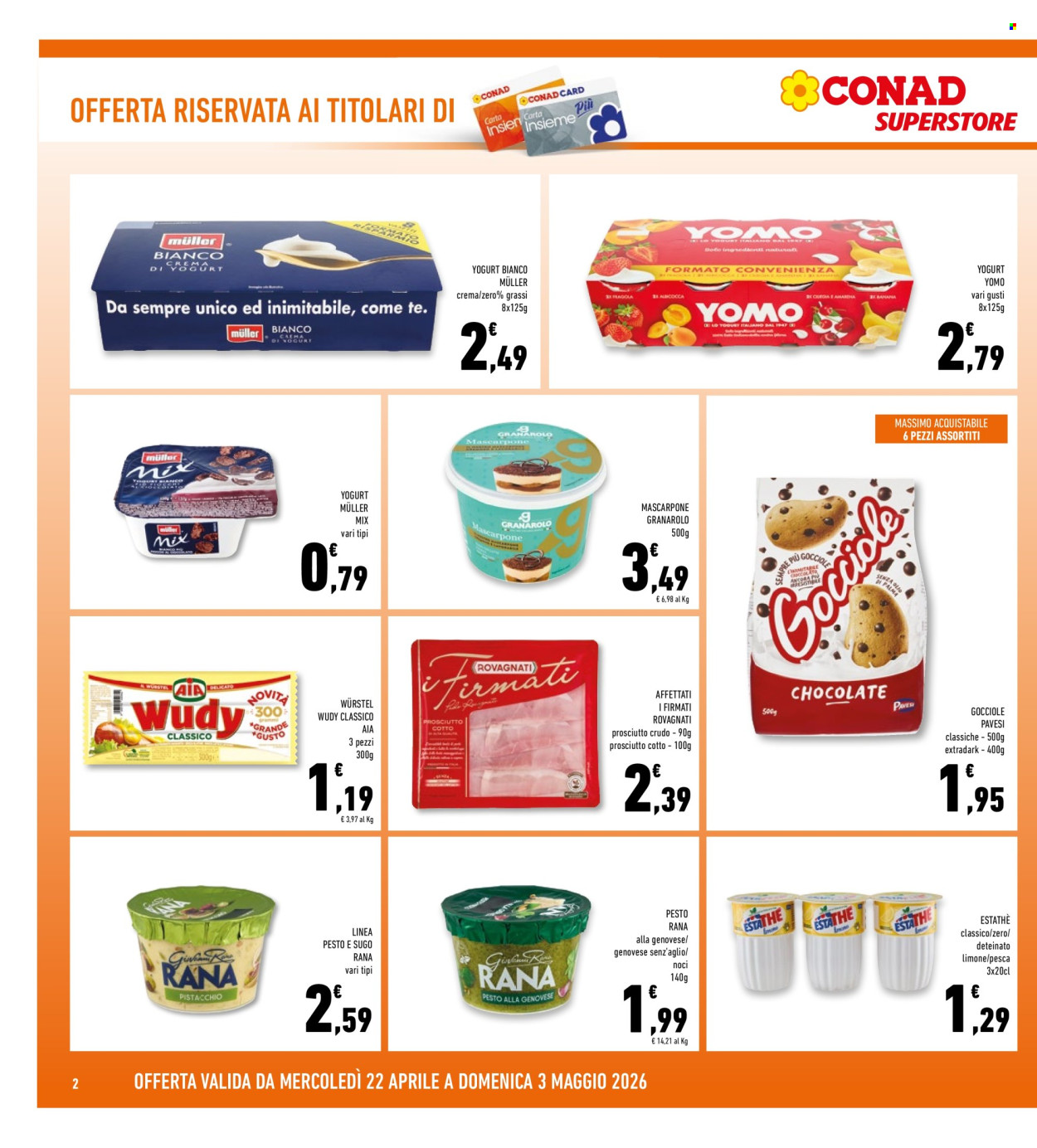 Volantino Conad - 22/4/2026 - 3/5/2026. Pagina 2