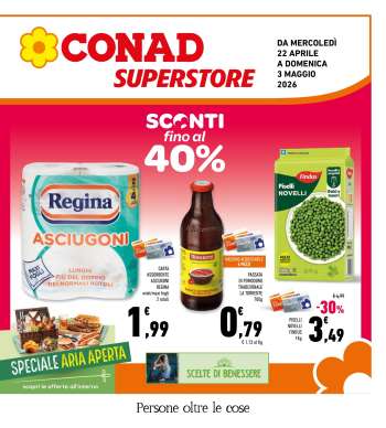 Volantino Conad Superstore - 22/4/2026 - 3/5/2026.
