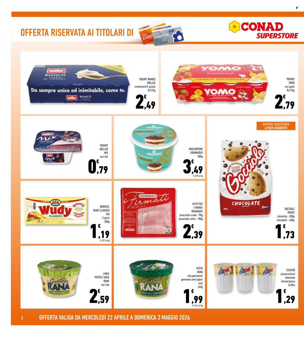 Volantino Conad Superstore - 22/4/2026 - 3/5/2026. Pagina 2