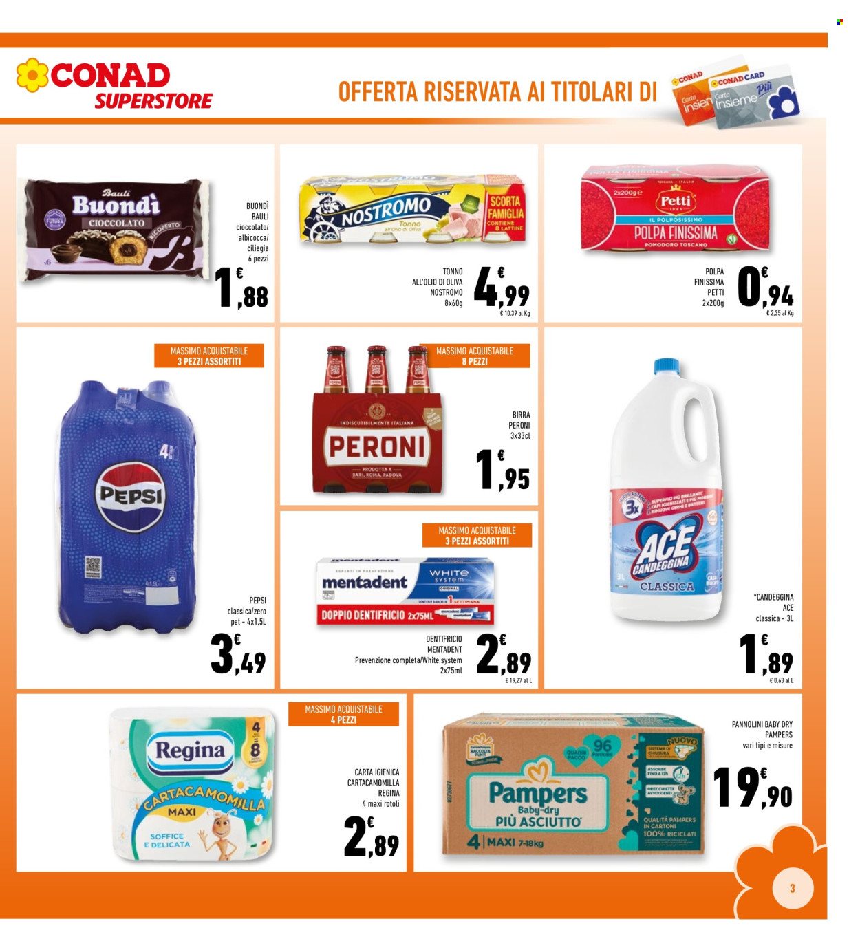 Volantino Conad Superstore - 22/4/2026 - 3/5/2026. Pagina 3