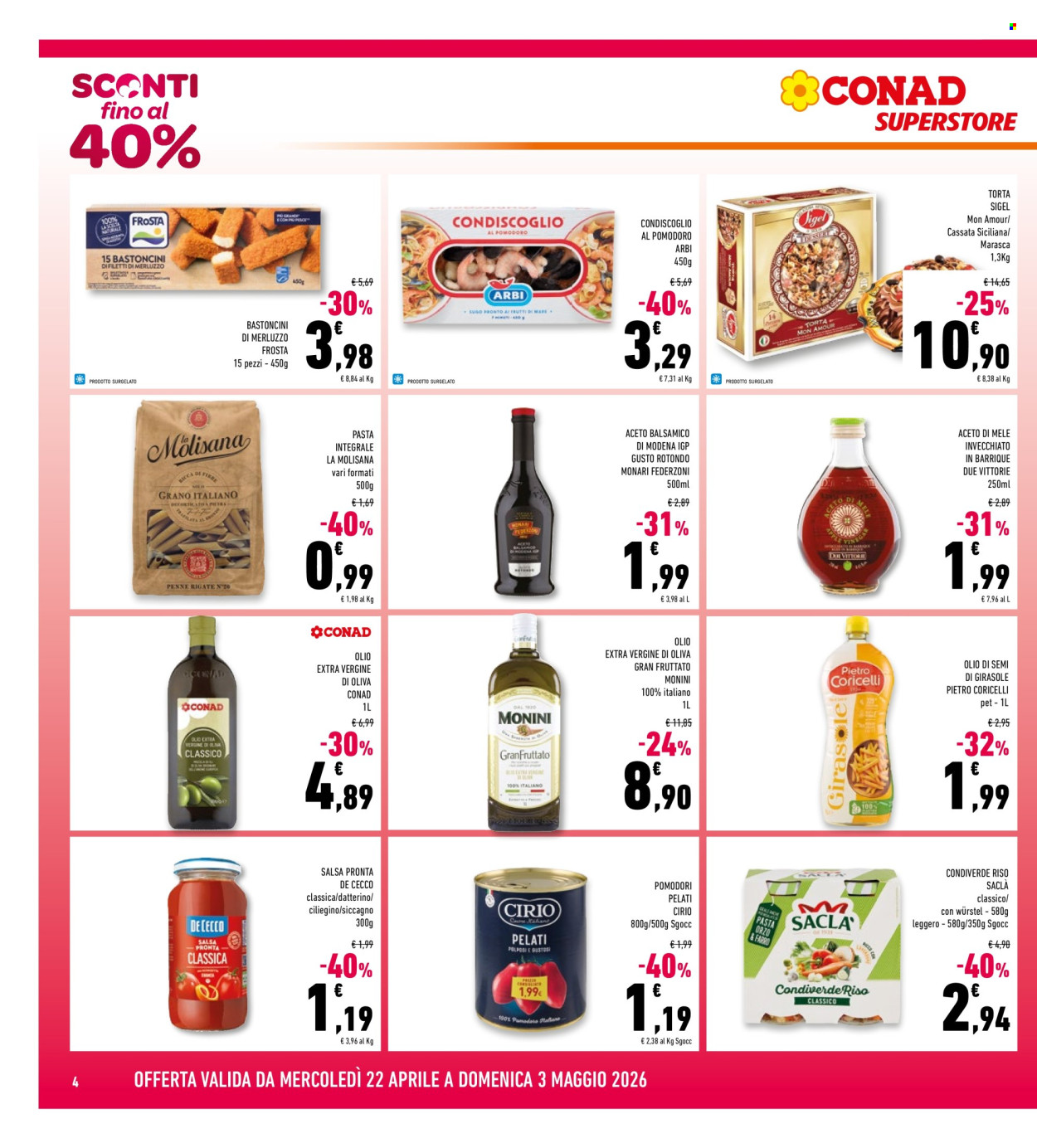 Volantino Conad Superstore - 22/4/2026 - 3/5/2026. Pagina 4
