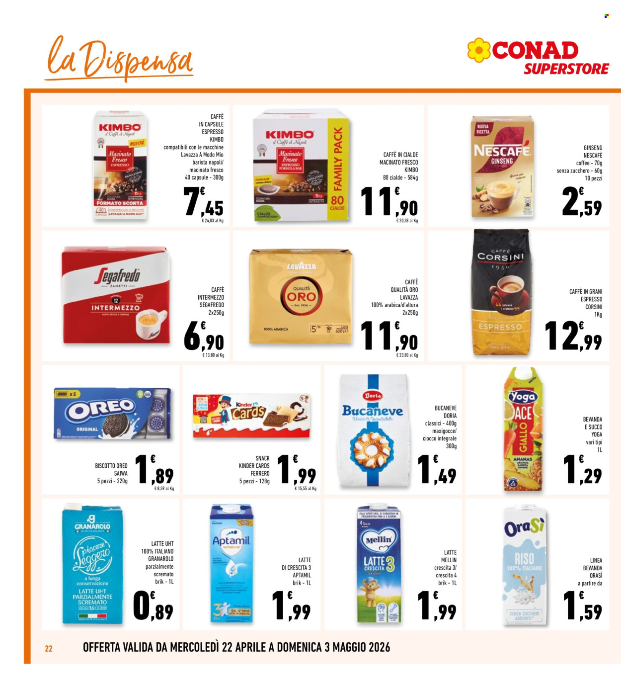 Volantino Conad - 22/4/2026 - 3/5/2026. Pagina 22