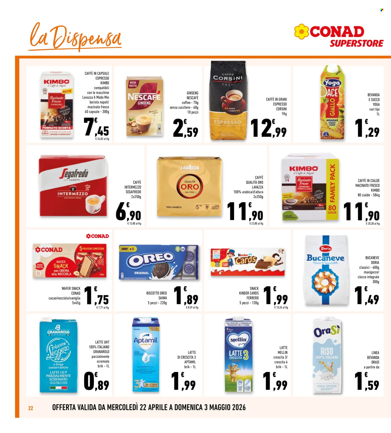 Volantino Conad Superstore - 22/4/2026 - 3/5/2026. Pagina 22