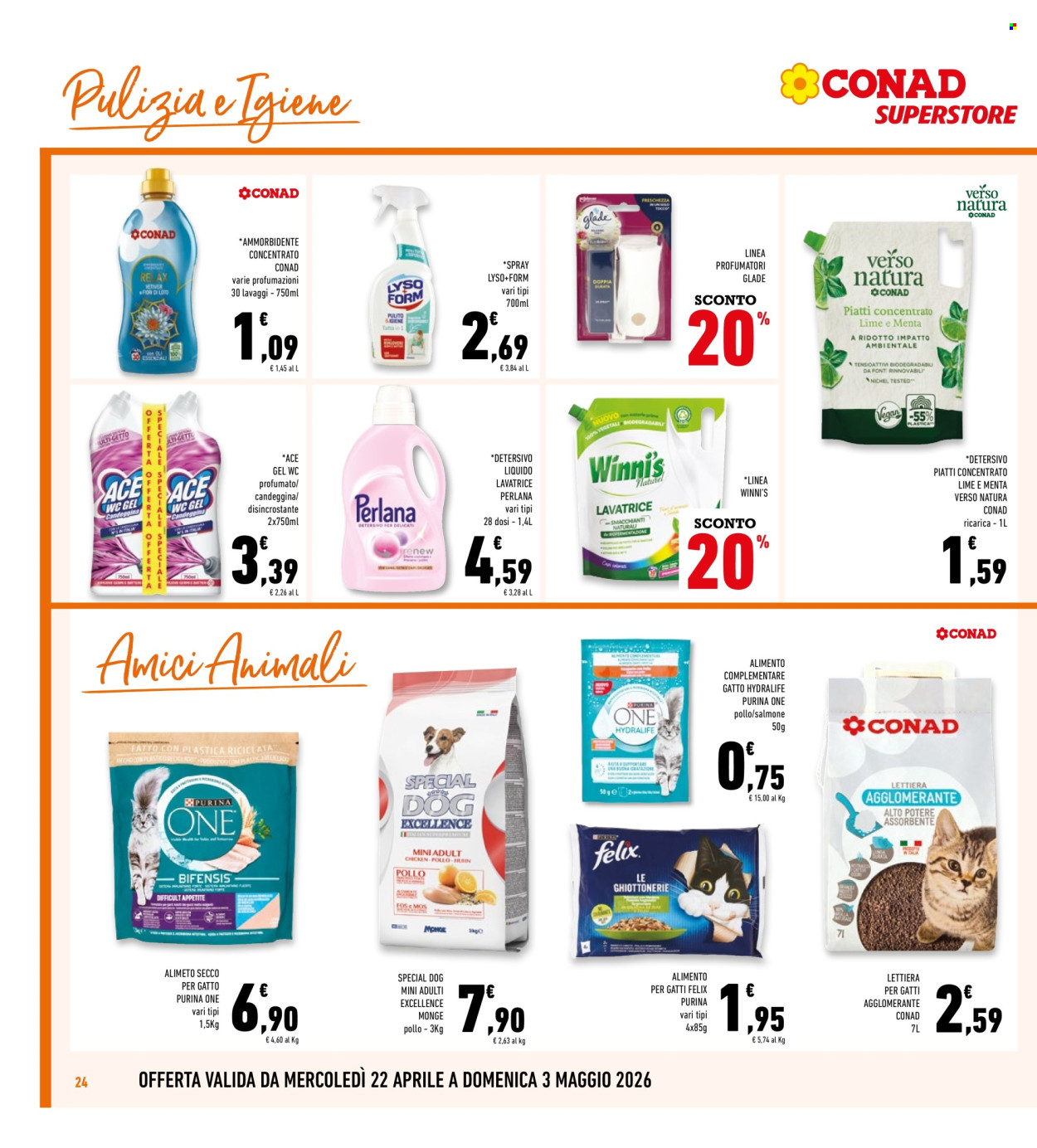 Volantino Conad Superstore - 22/4/2026 - 3/5/2026. Pagina 24