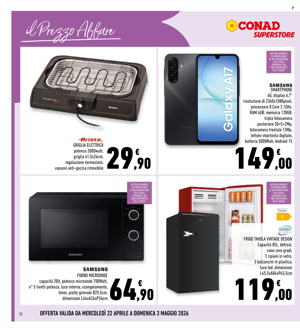 Volantino Conad - 22/4/2026 - 3/5/2026. Pagina 30