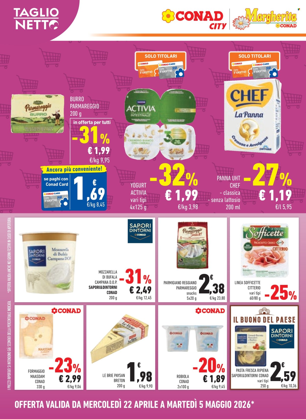 Volantino Margherita Conad - 22/4/2026 - 5/5/2026. Pagina 2