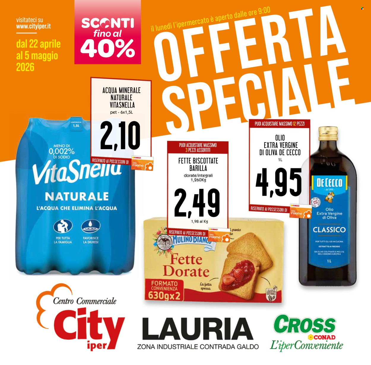 Volantino Conad Superstore - 22/4/2026 - 5/5/2026. Pagina 1