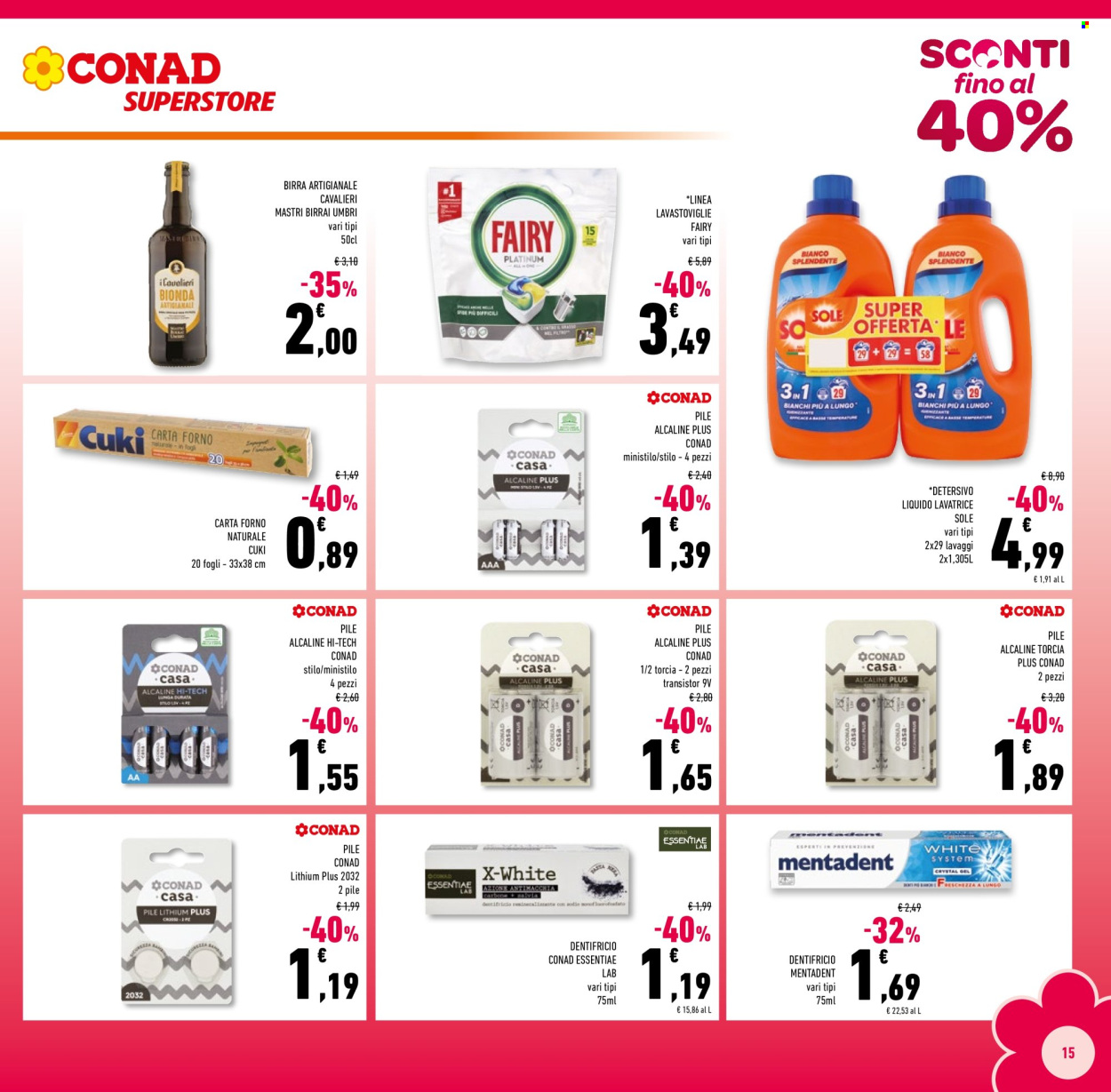 Volantino Conad Superstore - 22/4/2026 - 5/5/2026. Pagina 15