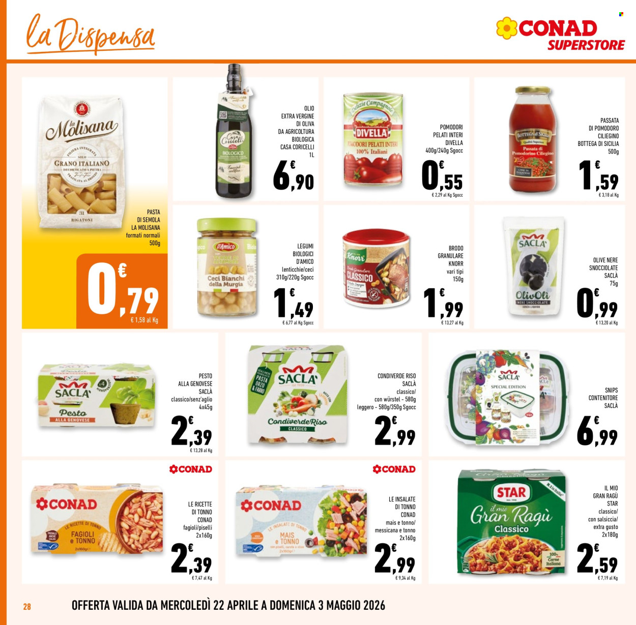 Volantino Conad Superstore - 22/4/2026 - 5/5/2026. Pagina 28