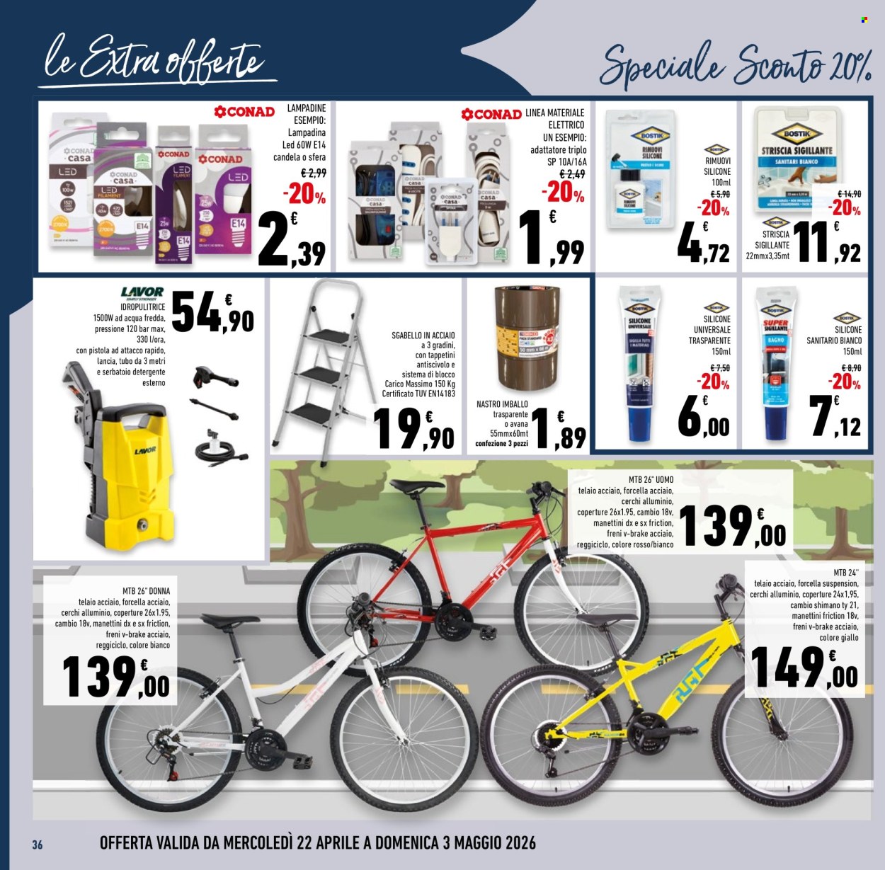 Volantino Conad Superstore - 22/4/2026 - 5/5/2026. Pagina 36