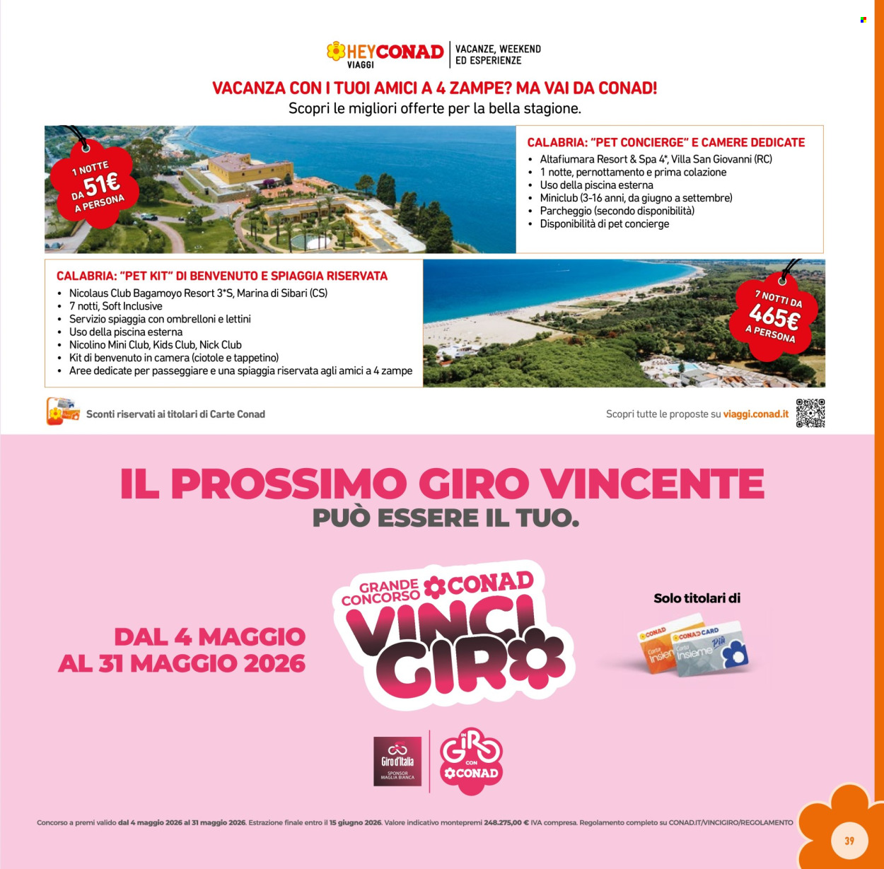 Volantino Conad Superstore - 22/4/2026 - 5/5/2026. Pagina 39