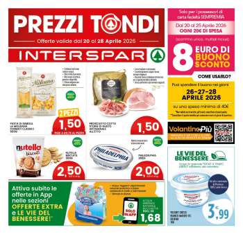 Volantino Interspar - 20/4/2026 - 28/4/2026.
