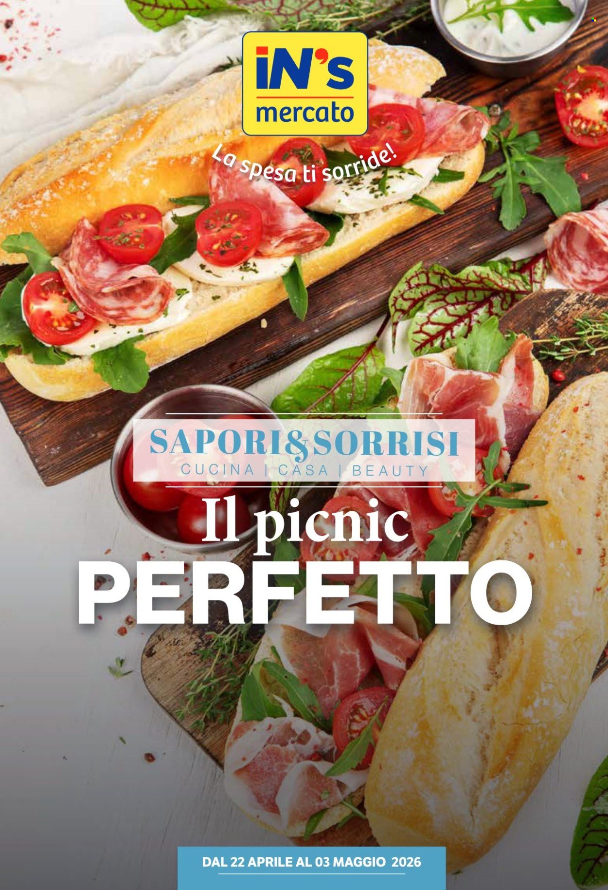 Volantino iN's Mercato - 22/4/2026 - 3/5/2026. Pagina 1