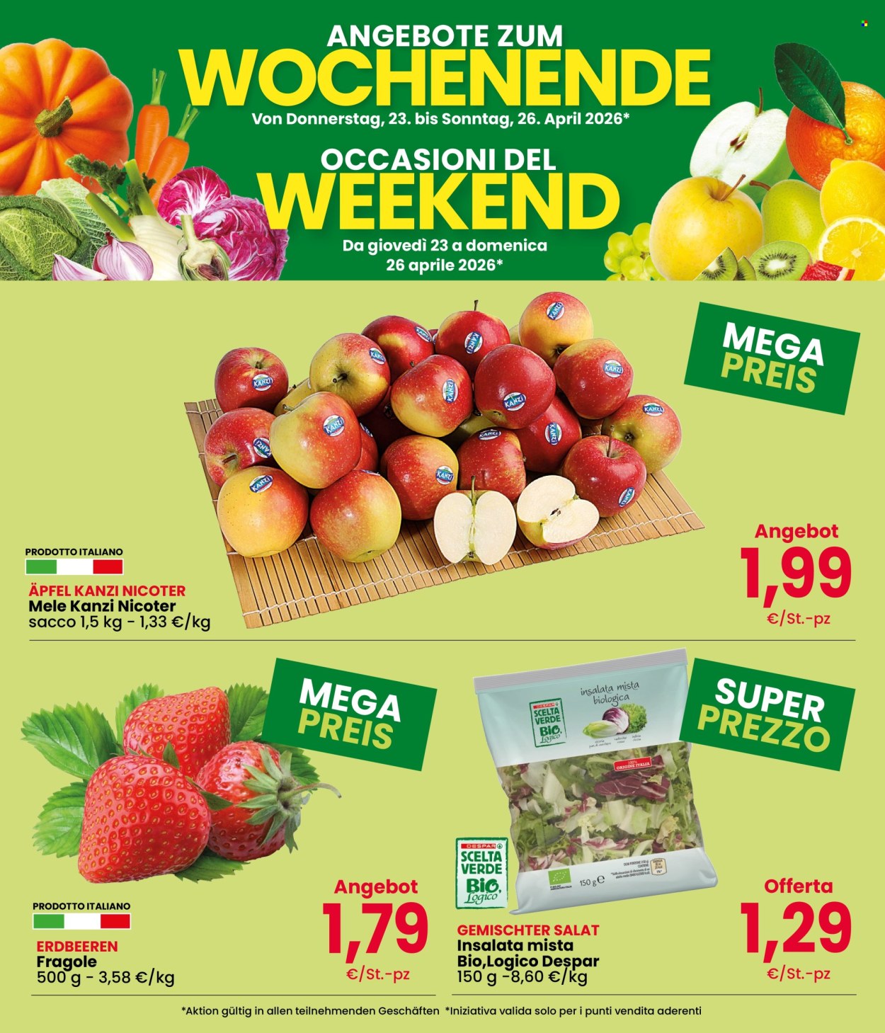 Volantino Eurospar - 23/4/2026 - 26/4/2026. Pagina 2
