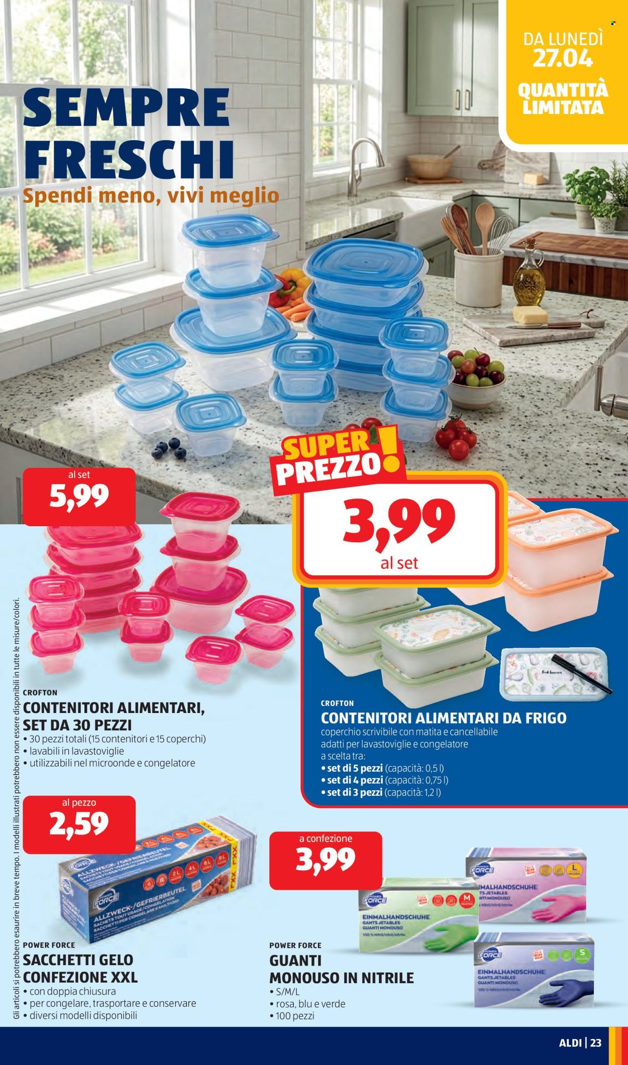 Volantino Aldi - 27/4/2026 - 3/5/2026. Pagina 23