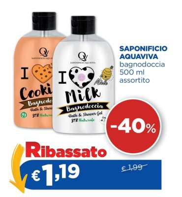 SAPONIFICIO AQUAVIVA bagnodoccia
