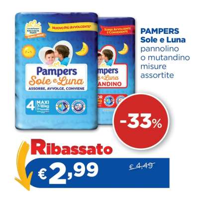 Pampers Sole e Luna