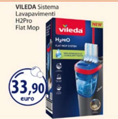 VILEDA Sistema Lavapavimenti H2Pro Flat Mop