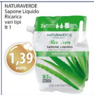 NATURAVERDE Sapone Liquido Ricarica