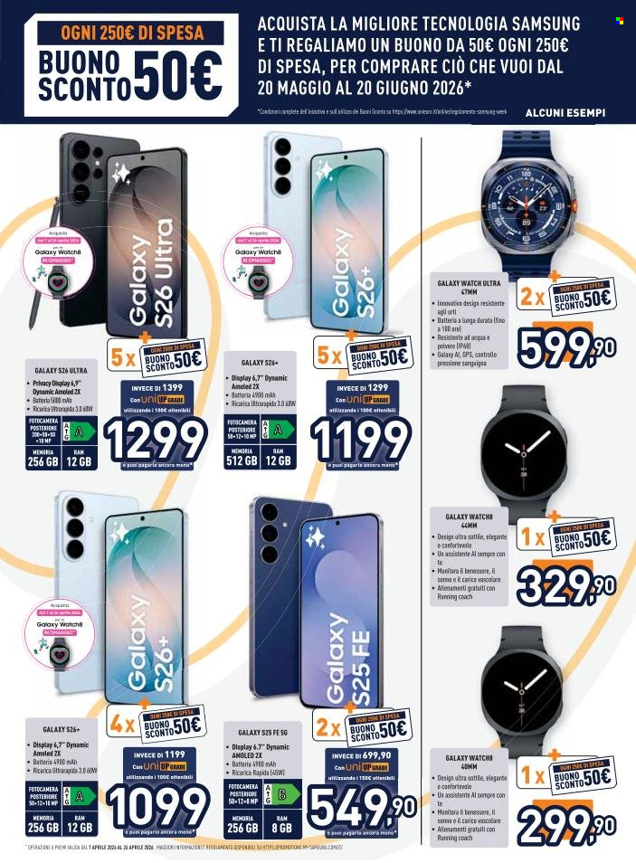 Volantino Unieuro - 20/4/2026 - 26/4/2026. Pagina 3