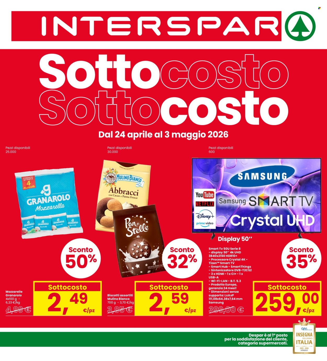 Volantino Interspar - 24/4/2026 - 3/5/2026. Pagina 1
