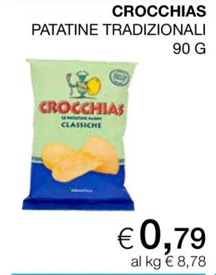 Crocchias Patatine Tradizionali