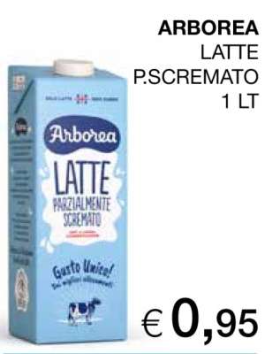 ARBOREA LATTE P.SCREMATO 1 LT