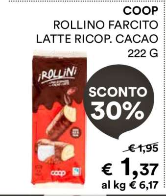 COOP ROLLINO FARCITO LATTE RICOP. CACAO