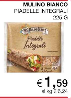 MULINO BIANCO PIADELLE INTEGRALI