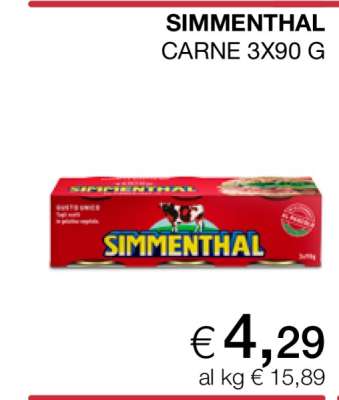 SIMMENTHAL CARNE 3X90 G