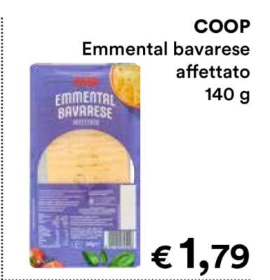 COOP EMMENTAL BAVARESE AFFETTATO