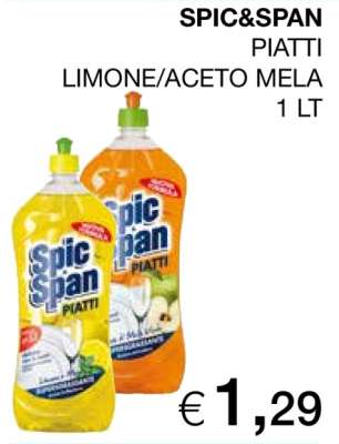 SPIC&SPAN PIATTI