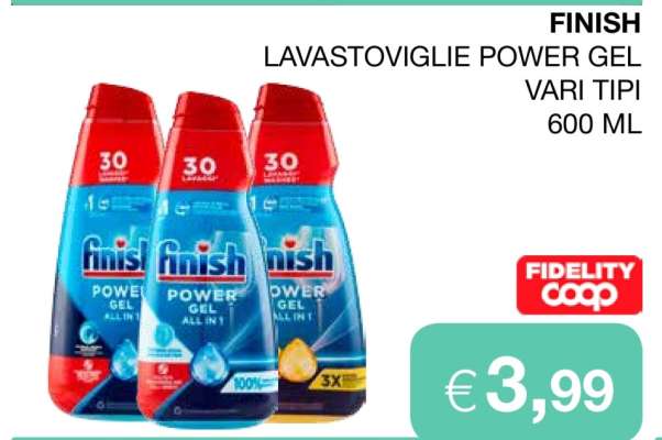 Finish Lavastoviglie Power Gel