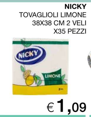 NICKY TOVAGLIOLI LIMONE