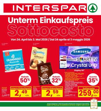 Volantino Interspar - 24/4/2026 - 3/5/2026.
