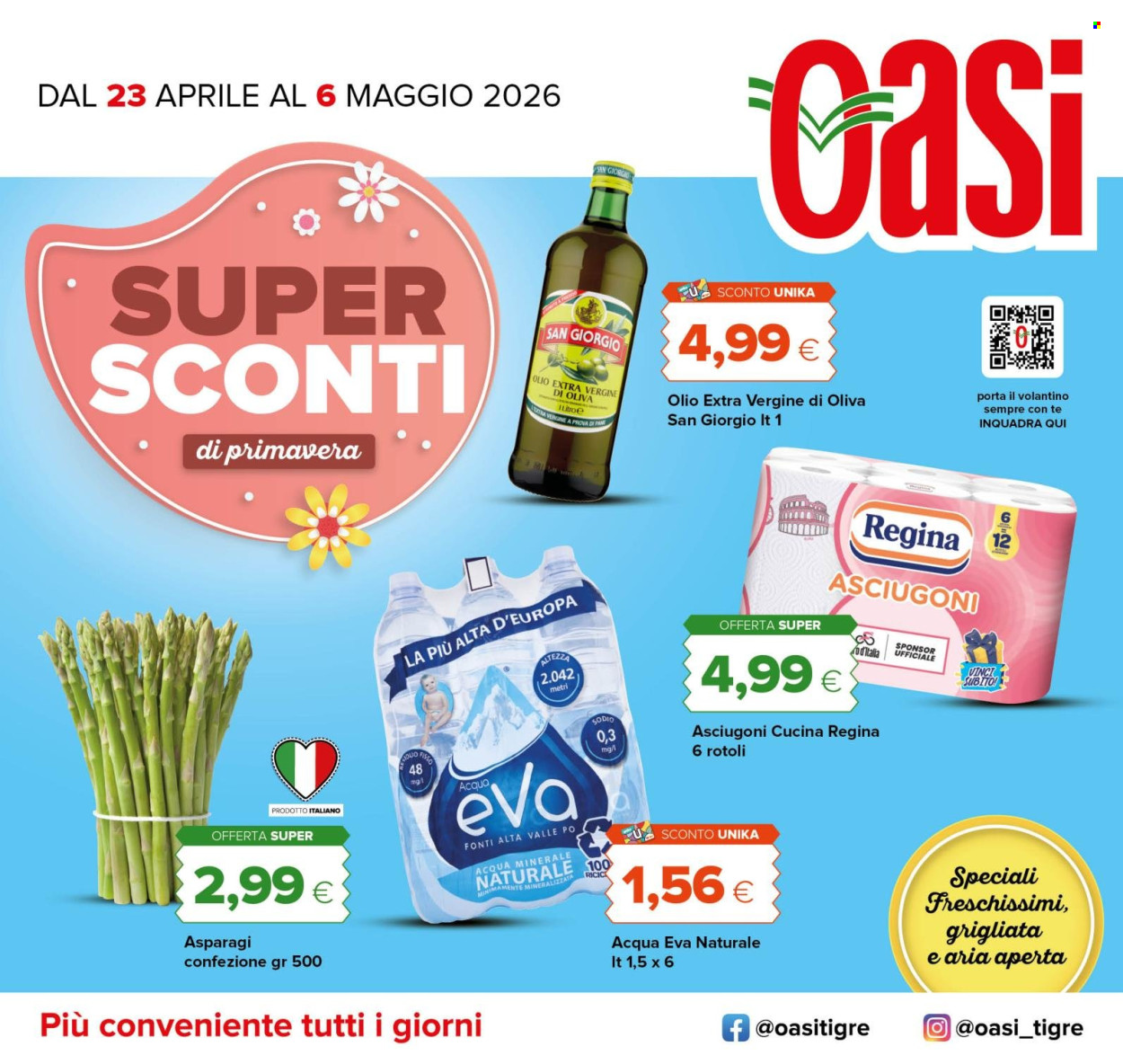 Volantino Oasi - 23/4/2026 - 6/5/2026. Pagina 1