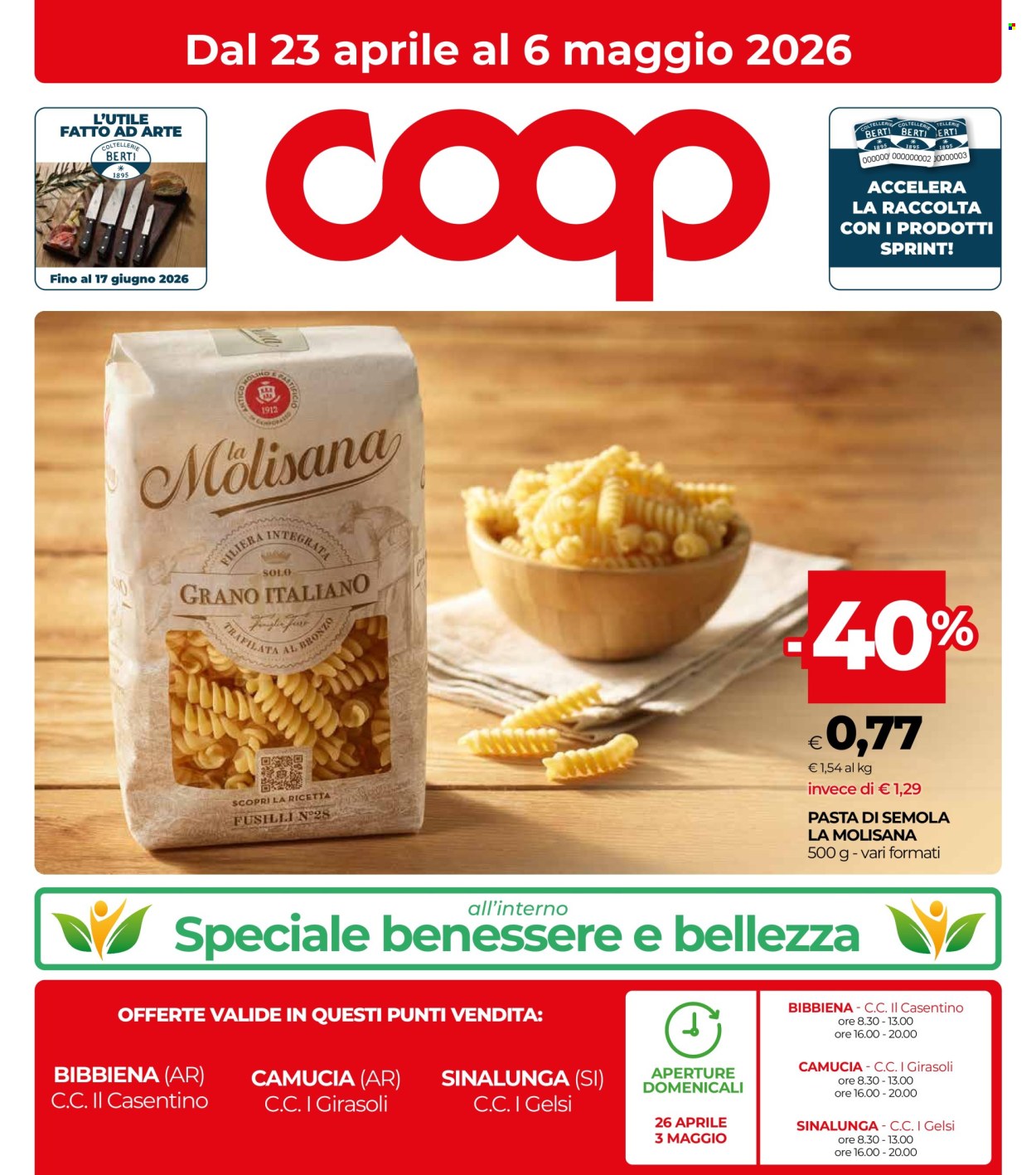 Volantino Coop - 23/4/2026 - 6/5/2026. Pagina 1