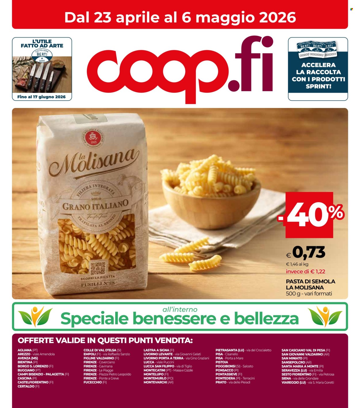 Volantino Coop - 23/4/2026 - 6/5/2026. Pagina 1