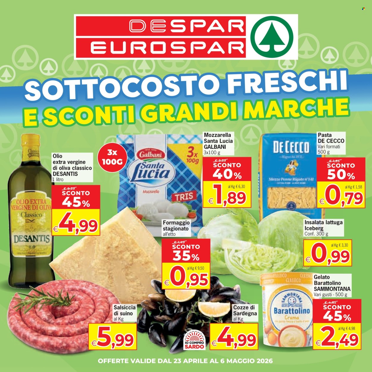 Volantino Eurospar - 23/4/2026 - 6/5/2026. Pagina 1