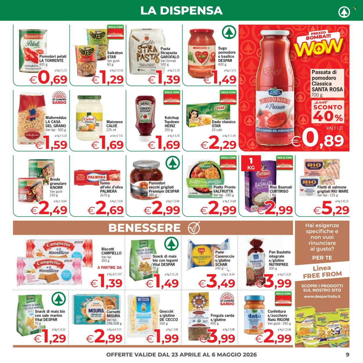 Volantino Eurospar - 23/4/2026 - 6/5/2026. Pagina 9